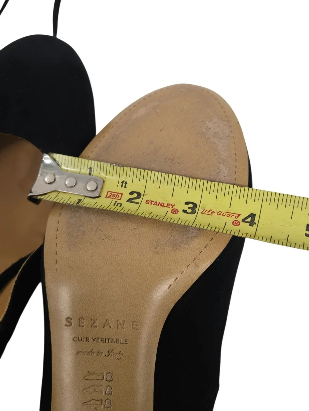 SÉZANE Black Suede Tassel Accents Pumps Sz 41